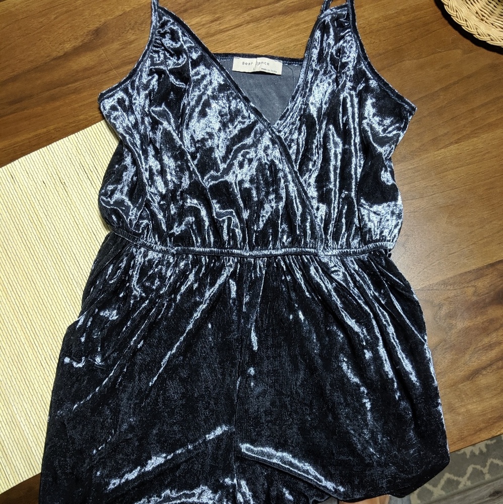 Crushed Velvet Romper